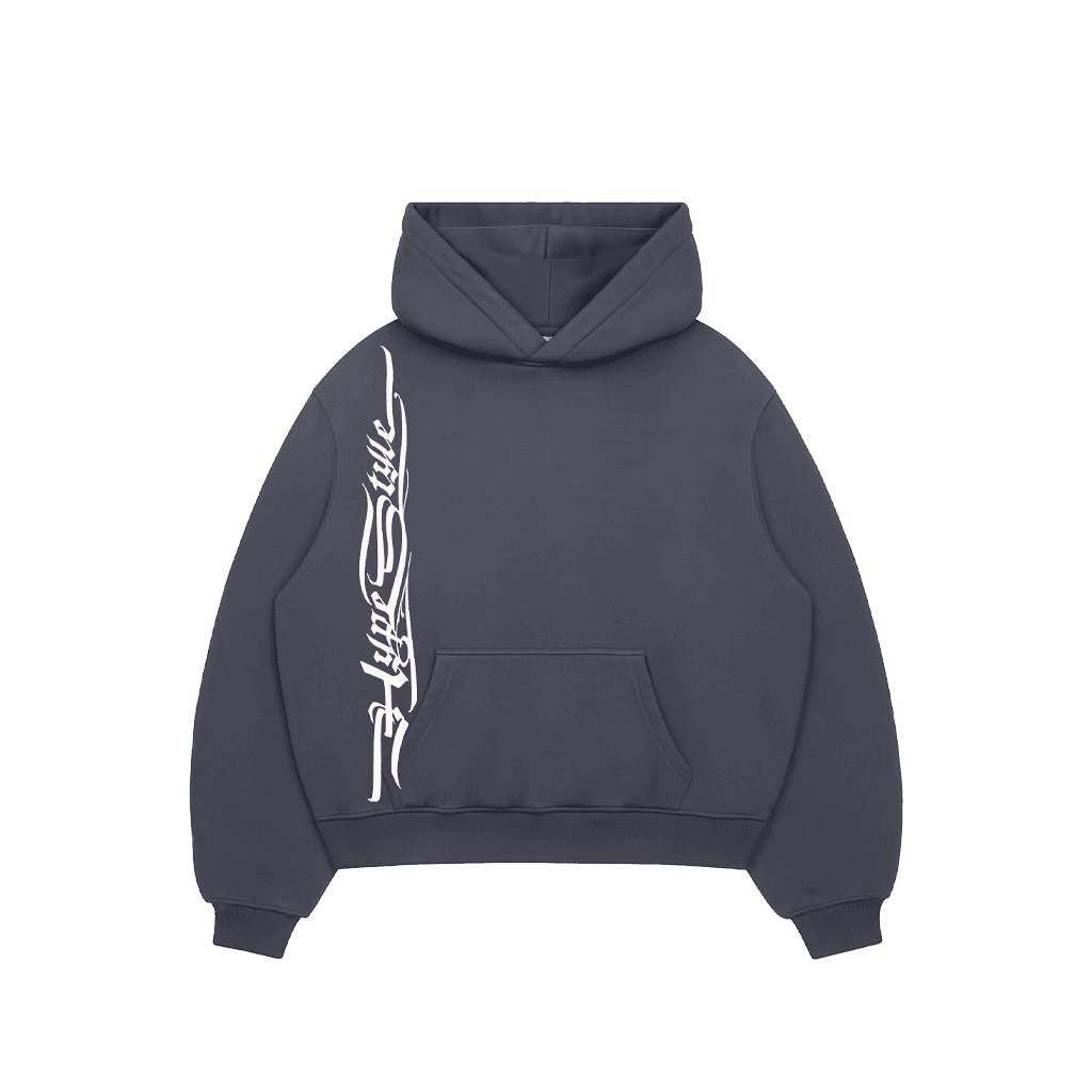 LETTERING GRAPHITE - HOODIE