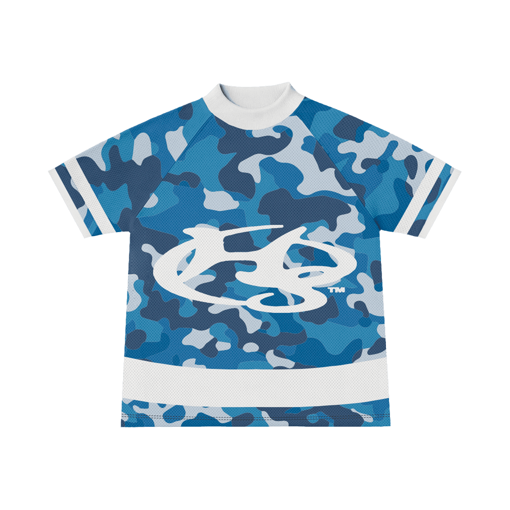 Mesh Camo Blue – Tee